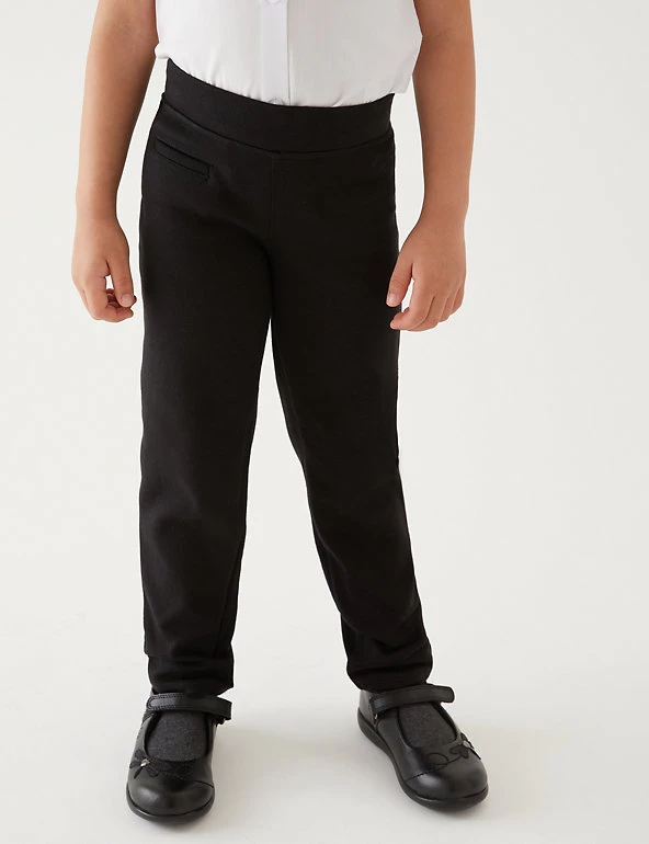M&S Collection Girls' Slim Leg Knitted School Trousers (2-18 Yrs) 10 M&S Collection Girls' Slim Leg Knitted School Trousers (2-18 Yrs) - Image 8