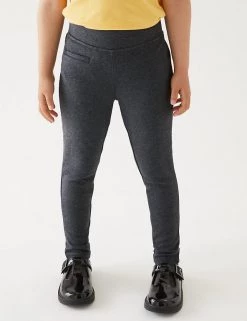 M&S Collection Girls' Skinny Leg Knitted School Trousers (2-18 Yrs) -School Uniform Sales Store SD 04 T76 1422 T0 X EC 3