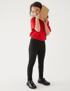 M&S Collection Girls' Skinny Leg Knitted School Trousers (2-18 Yrs)