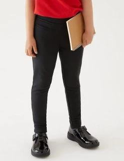 M&S Collection Girls' Skinny Leg Knitted School Trousers (2-18 Yrs) -School Uniform Sales Store SD 04 T76 1422 Y0 X EC 3