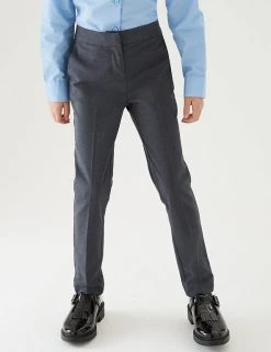 M&S Collection Girls' Super Skinny Leg School Trousers (2-18 Yrs) 16 M&S Collection Girls' Super Skinny Leg School Trousers (2-18 Yrs) -School Uniform Sales Store SD 04 T76 1424 T0 X EC 1