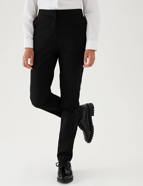 M&S Collection Girls' Super Skinny Leg School Trousers (2-18 Yrs) 11 M&S Collection Girls' Super Skinny Leg School Trousers (2-18 Yrs) - Image 9