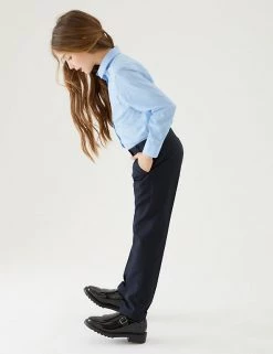 M&S Collection 2pk Girls' Slim Leg School Trousers (2-18 Yrs) -School Uniform Sales Store SD 04 T76 1425 F0 X EC 0