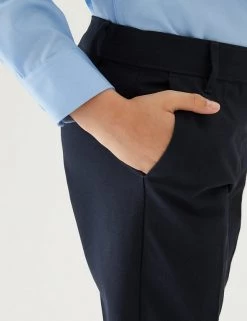 M&S Collection 2pk Girls' Slim Leg School Trousers (2-18 Yrs) -School Uniform Sales Store SD 04 T76 1425 F0 X EC 4
