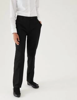 M&S Collection 2pk Girls' Slim Leg School Trousers (2-18 Yrs) -School Uniform Sales Store SD 04 T76 1425 Y0 X EC 1