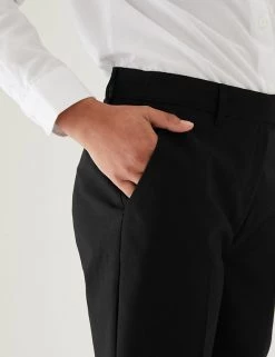 M&S Collection 2pk Girls' Slim Leg School Trousers (2-18 Yrs) -School Uniform Sales Store SD 04 T76 1425 Y0 X EC 4