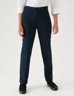 M&S Collection 2pk Girls' Skinny Leg School Trousers (2-18 Yrs) -School Uniform Sales Store SD 04 T76 1426 F0 X EC 1