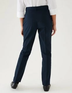 M&S Collection 2pk Girls' Skinny Leg School Trousers (2-18 Yrs) -School Uniform Sales Store SD 04 T76 1426 F0 X EC 2