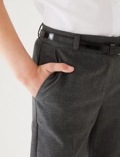 M&S Collection Girls' Skinny Leg Belted School Trousers (2-18 Yrs) 27 M&S Collection Girls' Skinny Leg Belted School Trousers (2-18 Yrs) -School Uniform Sales Store SD 04 T76 1428 T0 X EC 3