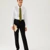 M&S Collection Girls' Skinny Leg Belted School Trousers (2-18 Yrs)