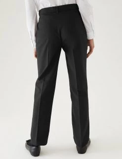 M&S Collection Girls' Slim Leg Additional Length Trousers (2-18 Yrs) 18 M&S Collection Girls' Slim Leg Additional Length Trousers (2-18 Yrs) -School Uniform Sales Store SD 04 T76 1431L Y0 X EC 2