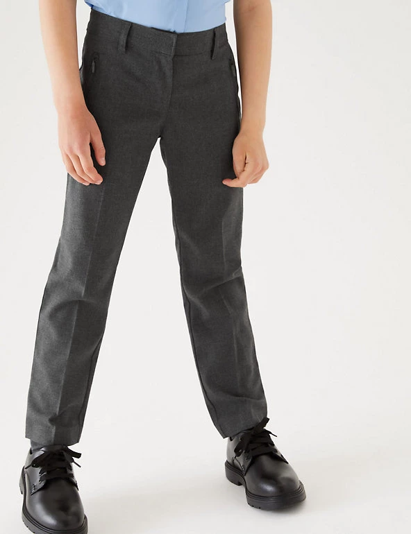 M&S Collection Girls' Slim Leg Regular Fit School Trousers (2-18 Yrs) 12 M&S Collection Girls' Slim Leg Regular Fit School Trousers (2-18 Yrs) - Image 10
