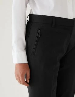M&S Collection Girls' Slim Leg Regular Fit School Trousers (2-18 Yrs) 21 M&S Collection Girls' Slim Leg Regular Fit School Trousers (2-18 Yrs) -School Uniform Sales Store SD 04 T76 1431 Y0 X EC 4