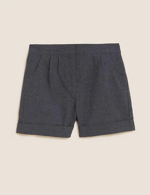 M&S Collection School Girls' Regular Leg Shorts (2-16 Yrs) 4 M&S Collection School Girls' Regular Leg Shorts (2-16 Yrs) - Image 2