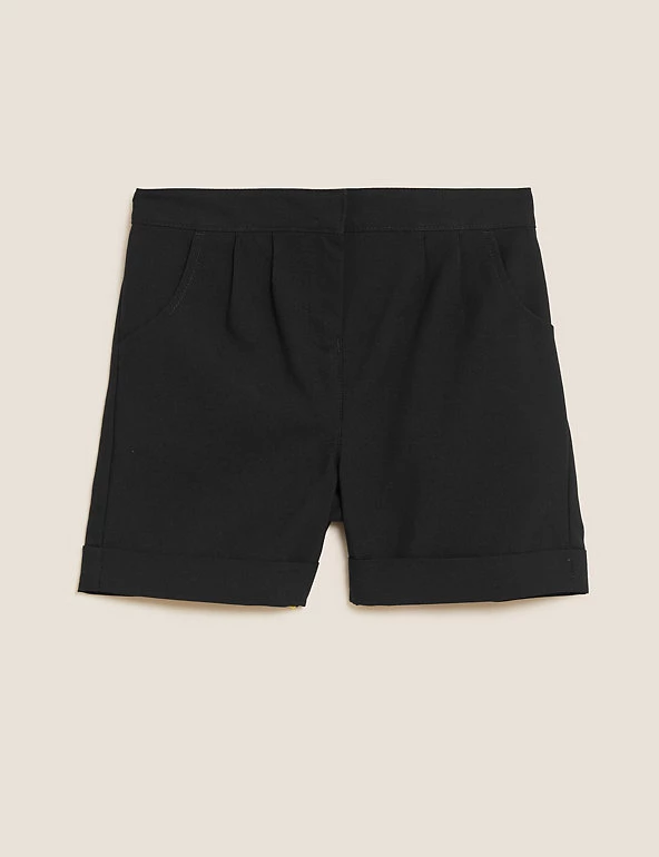 M&S Collection School Girls' Regular Leg Shorts (2-16 Yrs) 10 M&S Collection School Girls' Regular Leg Shorts (2-16 Yrs) - Image 8