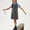 M&S Collection Dresses 2pk Girls’ Crease Resistant School Pinafores (2-12 Yrs) -School Uniform Sales Store SD 04 T76 1750 T0 X EC 0