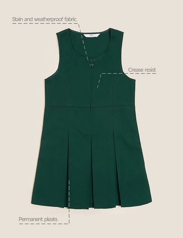 M&S Collection Dresses Girls' Permanent Pleats School Pinafore (2-12 Yrs) 20 M&S Collection Dresses Girls' Permanent Pleats School Pinafore (2-12 Yrs) - Image 18