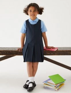 M&S Collection Dresses Girls' Permanent Pleats School Pinafore (2-12 Yrs) 34 M&S Collection Dresses Girls' Permanent Pleats School Pinafore (2-12 Yrs) -School Uniform Sales Store SD 04 T76 1752 F0 X EC 0
