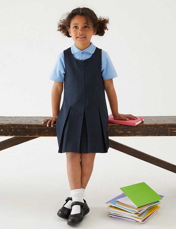 M&S Collection Dresses Girls' Permanent Pleats School Pinafore (2-12 Yrs) 15 M&S Collection Dresses Girls' Permanent Pleats School Pinafore (2-12 Yrs) - Image 13