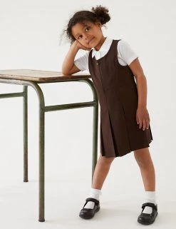 M&S Collection Dresses Girls' Permanent Pleats School Pinafore (2-12 Yrs) 30 M&S Collection Dresses Girls' Permanent Pleats School Pinafore (2-12 Yrs) -School Uniform Sales Store SD 04 T76 1752 N0 X EC 0