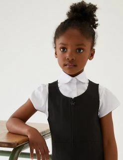 M&S Collection Dresses Girls' Permanent Pleats School Pinafore (2-12 Yrs) 28 M&S Collection Dresses Girls' Permanent Pleats School Pinafore (2-12 Yrs) -School Uniform Sales Store SD 04 T76 1752 Y0 X EC 1