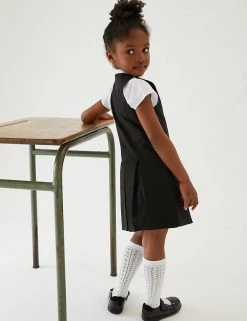 M&S Collection Dresses Girls' Permanent Pleats School Pinafore (2-12 Yrs) 29 M&S Collection Dresses Girls' Permanent Pleats School Pinafore (2-12 Yrs) -School Uniform Sales Store SD 04 T76 1752 Y0 X EC 2