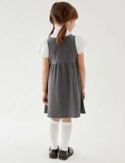 M&S Collection Dresses School Girls' Cotton Pinafore (2-12 Yrs) 9 M&S Collection Dresses School Girls' Cotton Pinafore (2-12 Yrs) -School Uniform Sales Store SD 04 T76 1773 T0 X EC 2
