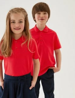 M&S Collection Polo-shirts 3pk Unisex Pure Cotton School Polo Shirts (2-16 Yrs) 53 M&S Collection Polo-shirts 3pk Unisex Pure Cotton School Polo Shirts (2-16 Yrs) -School Uniform Sales Store SD 04 T76 2051 B0 X EC 0