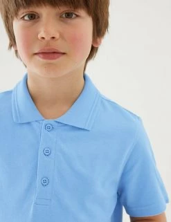M&S Collection Polo-shirts 3pk Unisex Pure Cotton School Polo Shirts (2-16 Yrs) 63 M&S Collection Polo-shirts 3pk Unisex Pure Cotton School Polo Shirts (2-16 Yrs) -School Uniform Sales Store SD 04 T76 2051 E0 X EC 3