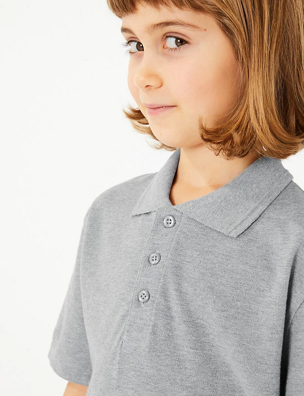 M&S Collection Polo-shirts 3pk Unisex Pure Cotton School Polo Shirts (2-16 Yrs) 14 M&S Collection Polo-shirts 3pk Unisex Pure Cotton School Polo Shirts (2-16 Yrs) - Image 12