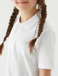 M&S Collection Polo-shirts 3pk Unisex Pure Cotton School Polo Shirts (2-16 Yrs) 38 M&S Collection Polo-shirts 3pk Unisex Pure Cotton School Polo Shirts (2-16 Yrs) -School Uniform Sales Store SD 04 T76 2051 Z0 X EC 3