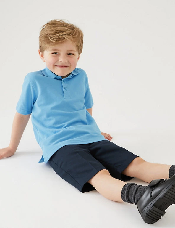 M&S Collection Polo-shirts 2pk Boys' Stain Resist School Polo Shirts (2-16 Yrs) 7 M&S Collection Polo-shirts 2pk Boys' Stain Resist School Polo Shirts (2-16 Yrs) - Image 5