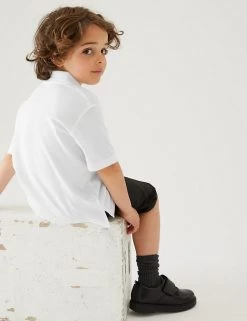 M&S Collection Polo-shirts 2pk Boys' Stain Resist School Polo Shirts (2-16 Yrs) 13 M&S Collection Polo-shirts 2pk Boys' Stain Resist School Polo Shirts (2-16 Yrs) -School Uniform Sales Store SD 04 T76 2053 Z0 X EC 2