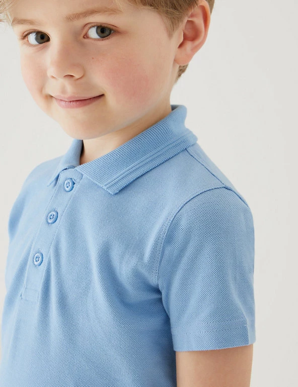 M&S Collection Polo-shirts 2pk Boys' Slim Fit School Polo Shirts (2-16 Yrs) 9 M&S Collection Polo-shirts 2pk Boys' Slim Fit School Polo Shirts (2-16 Yrs) - Image 7