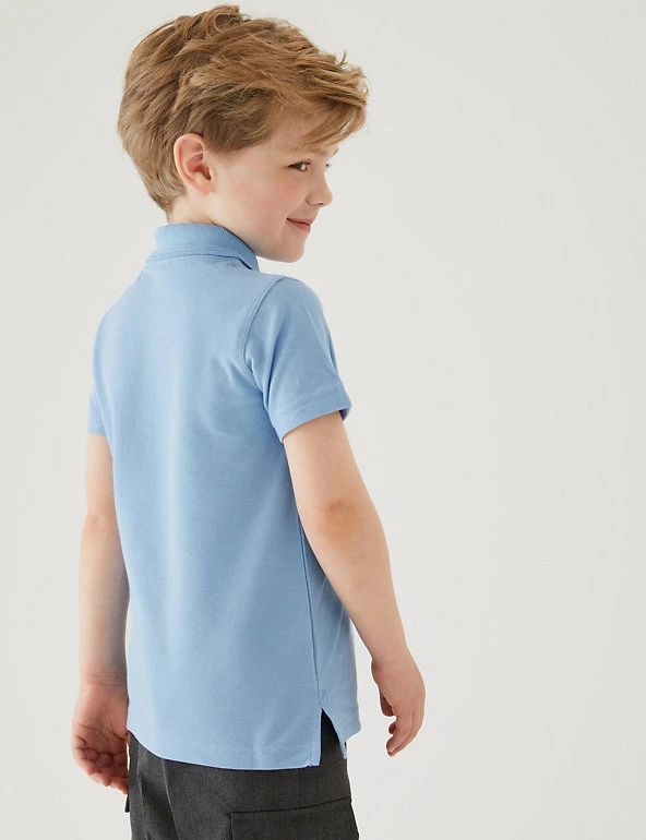 M&S Collection Polo-shirts 2pk Boys' Slim Fit School Polo Shirts (2-16 Yrs) 10 M&S Collection Polo-shirts 2pk Boys' Slim Fit School Polo Shirts (2-16 Yrs) - Image 8
