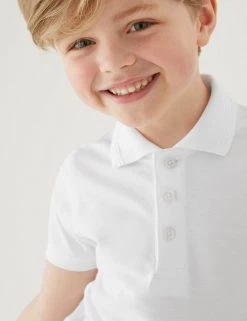 M&S Collection Polo-shirts 2pk Boys' Slim Fit School Polo Shirts (2-16 Yrs) 13 M&S Collection Polo-shirts 2pk Boys' Slim Fit School Polo Shirts (2-16 Yrs) -School Uniform Sales Store SD 04 T76 2055 Z0 X EC 1