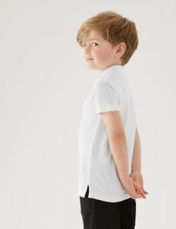 M&S Collection Polo-shirts 2pk Boys' Slim Fit School Polo Shirts (2-16 Yrs) 14 M&S Collection Polo-shirts 2pk Boys' Slim Fit School Polo Shirts (2-16 Yrs) -School Uniform Sales Store SD 04 T76 2055 Z0 X EC 2