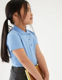 M&S Collection Polo-shirts 2pk Girls' Slim Fit School Polo Shirts (2-16 Yrs) 17 M&S Collection Polo-shirts 2pk Girls' Slim Fit School Polo Shirts (2-16 Yrs) -School Uniform Sales Store SD 04 T76 2058 E0 X EC 0