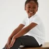 M&S Collection Polo-shirts 2pk Girls' Slim Fit School Polo Shirts (2-16 Yrs)