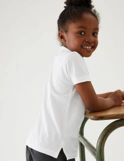 M&S Collection Polo-shirts 2pk Girls' Slim Fit School Polo Shirts (2-16 Yrs) 15 M&S Collection Polo-shirts 2pk Girls' Slim Fit School Polo Shirts (2-16 Yrs) -School Uniform Sales Store SD 04 T76 2058 Z0 X EC 2