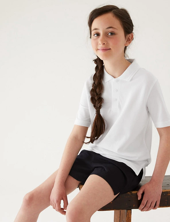 M&S Collection Polo-shirts 2pk Unisex Easy Dressing School Polo Shirts (3-18 Yrs) 5 M&S Collection Polo-shirts 2pk Unisex Easy Dressing School Polo Shirts (3-18 Yrs) - Image 3
