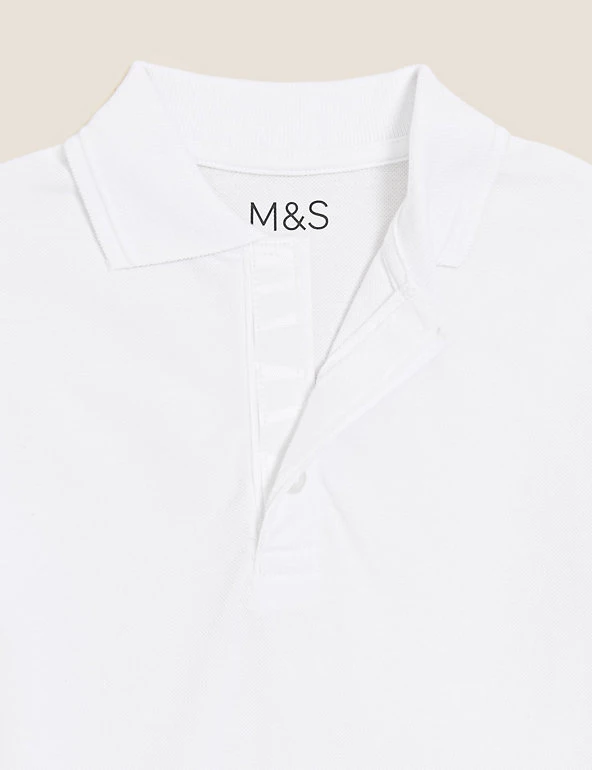 M&S Collection Polo-shirts 2pk Unisex Easy Dressing School Polo Shirts (3-18 Yrs) 7 M&S Collection Polo-shirts 2pk Unisex Easy Dressing School Polo Shirts (3-18 Yrs) - Image 5