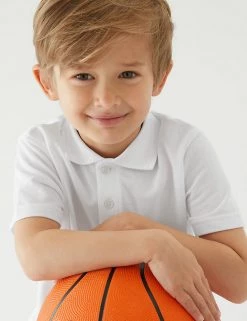 M&S Collection Polo-shirts 5pk Unisex Pure Cotton School Polo Shirts (2-18 Yrs) 10 M&S Collection Polo-shirts 5pk Unisex Pure Cotton School Polo Shirts (2-18 Yrs) -School Uniform Sales Store SD 04 T76 2087 Z0 X EC 1