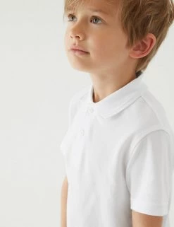 M&S Collection Polo-shirts 5pk Unisex Pure Cotton School Polo Shirts (2-18 Yrs) 12 M&S Collection Polo-shirts 5pk Unisex Pure Cotton School Polo Shirts (2-18 Yrs) -School Uniform Sales Store SD 04 T76 2087 Z0 X EC 3