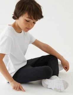 M&S Collection 2pk Unisex Pure Cotton School T-Shirts (2-16 Yrs) 10 M&S Collection 2pk Unisex Pure Cotton School T-Shirts (2-16 Yrs) -School Uniform Sales Store SD 04 T76 2206 Z0 X EC 1