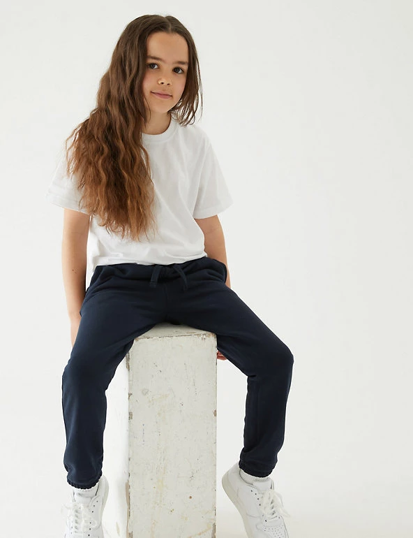 M&S Collection Trousers 2pk Unisex Regular Fit School Joggers (2-16 Yrs) 5 M&S Collection Trousers 2pk Unisex Regular Fit School Joggers (2-16 Yrs) - Image 3