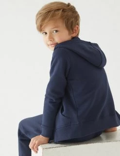 M&S Collection Jumpers Unisex Hooded School Sweatshirt (2-16 Yrs) -School Uniform Sales Store SD 04 T76 2403 F0 X EC 3