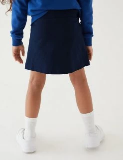 M&S Collection Shorts Girls' Cotton With Stretch Sports School Skorts (2-16 Yrs) -School Uniform Sales Store SD 04 T76 2542 F0 X EC 3