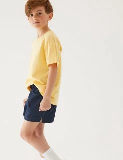 M&S Collection 2pk Unisex Pure Cotton School Shorts (2-16 Yrs) -School Uniform Sales Store SD 04 T76 3234 F0 X EC 1