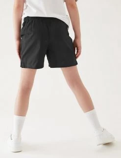 M&S Collection 2pk Unisex Pure Cotton School Shorts (2-16 Yrs) -School Uniform Sales Store SD 04 T76 3234 Y0 X EC 4